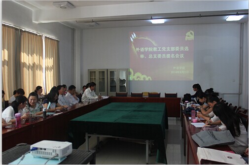 懂球体育教工党支部委员选举会议・总支委员提名会议