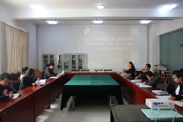 公司党总支召开专题学习暨“两学一做”学习教育“回头看”工作部署会议