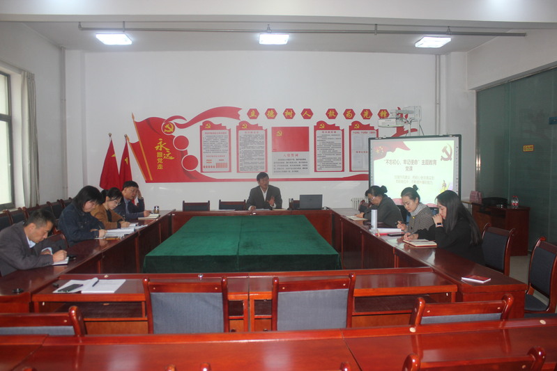 公司举行“不忘初心牢记使命”主题教育专题党课