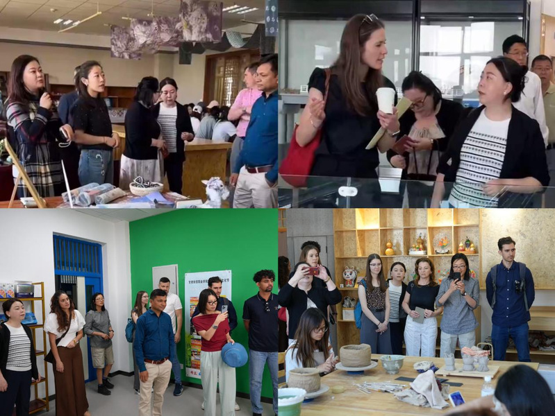 懂球体育“双带头人”教师党支部书记参加甘肃省国际交流员参观兰州新区职教...