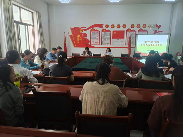 懂球体育教工党支部召开党纪学习党员大会