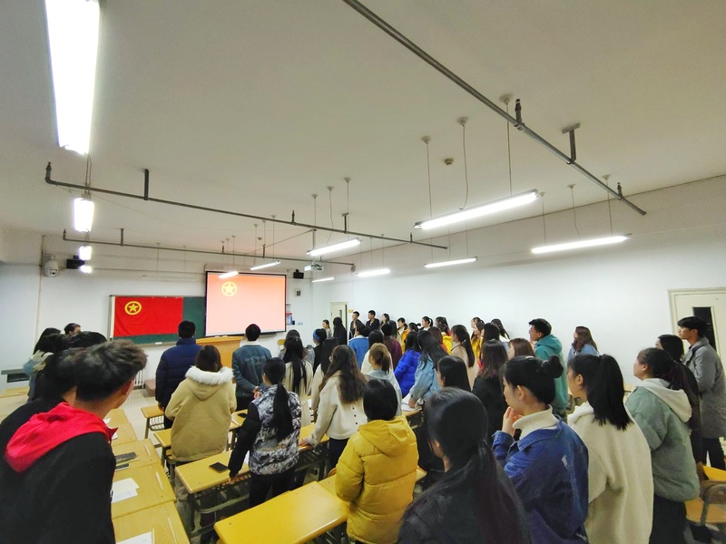 公司开展学习“十九届四中全会精神”主题团日活动